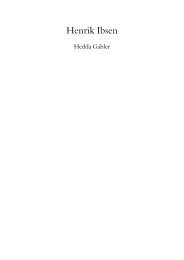 Henrik Ibsen: Hedda Gabler