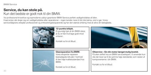 BMW vintertilbud 2006/2007. Originale BMW reservedele, tilbehør ...