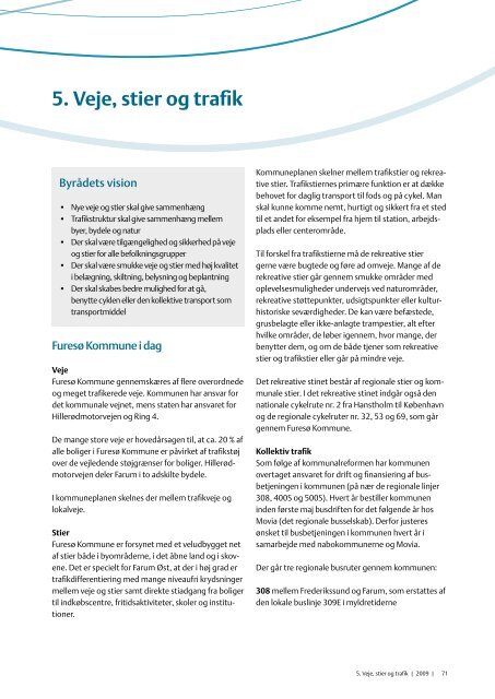 Forslag til Furesø Kommuneplan 2009 Hovedstruktur - Skovlinien.dk