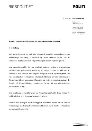 Her kan du læse hele strategien for politiets