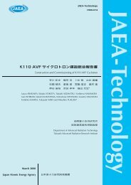 JAEA-Technology-2008-024.pdf:14.07MB - 日本原子力研究開発機構