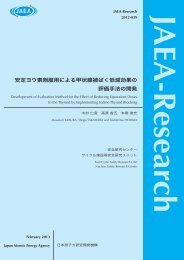 JAEA-Research-2012-039.pdf:1.91MB - 日本原子力研究開発機構