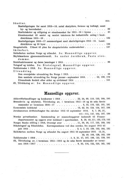 Meddelelser fra Det Statistiske Centralbyrå 1916 - SSB