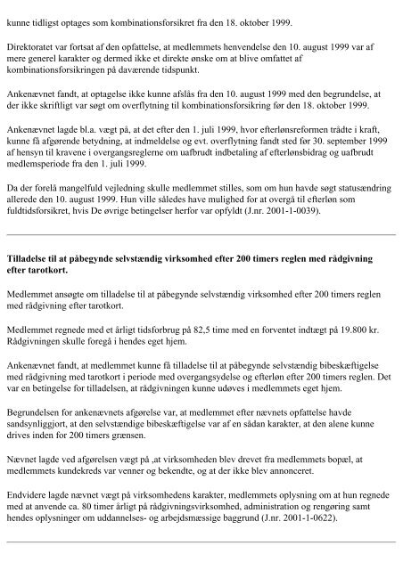 Nyhedsbreve fra AMA 1999-2003 - Ankestyrelsen