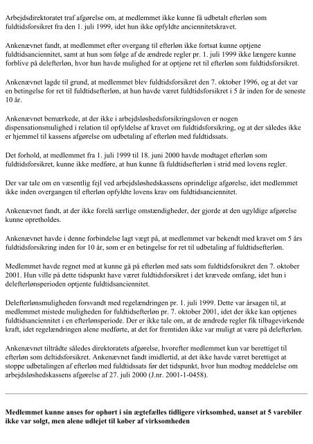 Nyhedsbreve fra AMA 1999-2003 - Ankestyrelsen