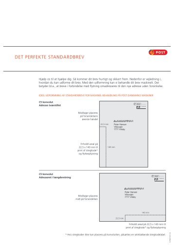 DET PERFEKTE STANDARDBREV - Post Danmark