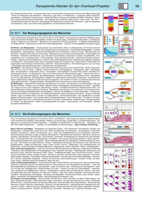 Lieder Katalog