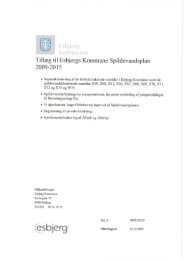 Tillæg til Spildevandsplan 2009-2015 - Esbjerg Forsyning A/S