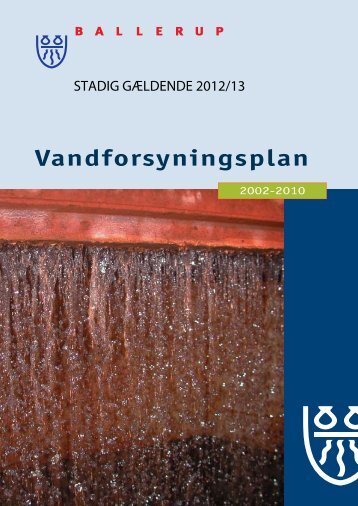 Vandforsyningsplan - Forsyning Ballerup