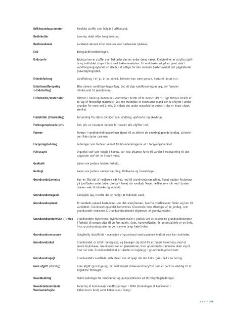 Vandforsyningsplan - Forsyning Ballerup