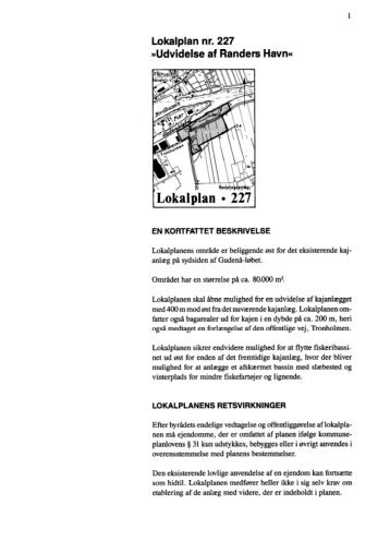 Lokalplan 227, Udvidelse - Randers Havn