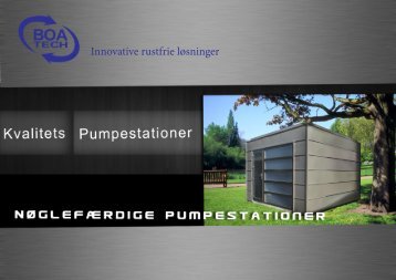 Katalog for pumpestationer - BoaTech
