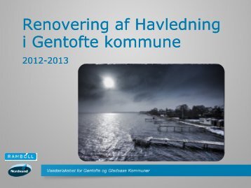 Renovering af kystledning i Øresund