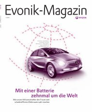 Evonik Magazin 1/2009 - Evonik Industries