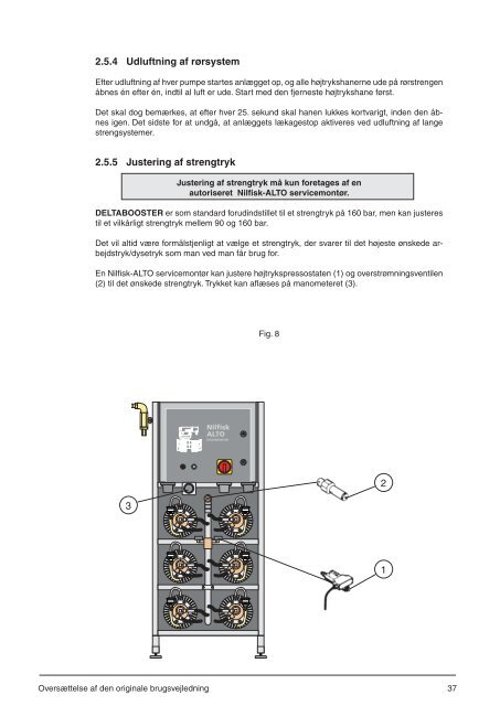 Brugsvejledning - Nilfisk PARTS - Nilfisk-Advance