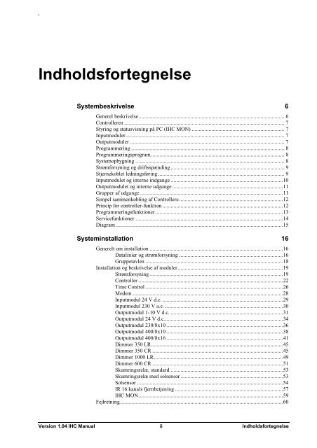 IHC Manual 1.04