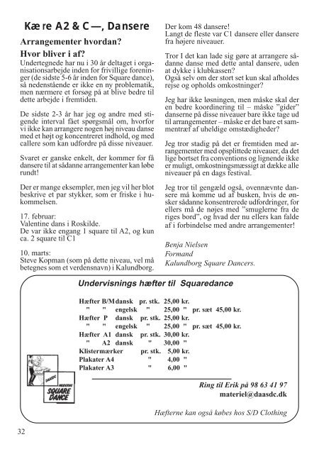 Highlights nr. 2 - 2002 - Danish Association of American Square ...