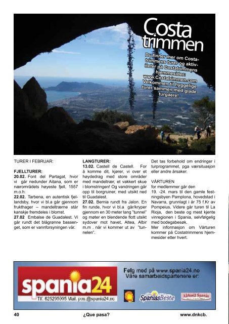 ¿Qué Pasa? - Den Norske Klubben Costa Blanca