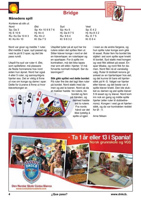 ¿Qué Pasa? - Den Norske Klubben Costa Blanca