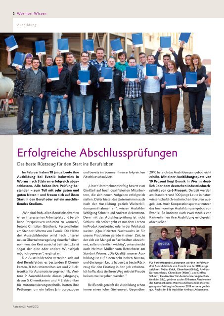 Ausgabe 2 | April 2012 - Evonik Industries AG