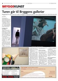 Turen går til Bryggens gallerier