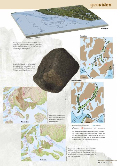 danmarks geologiske udvikling fra 1.450 til 65 mio. år før nu