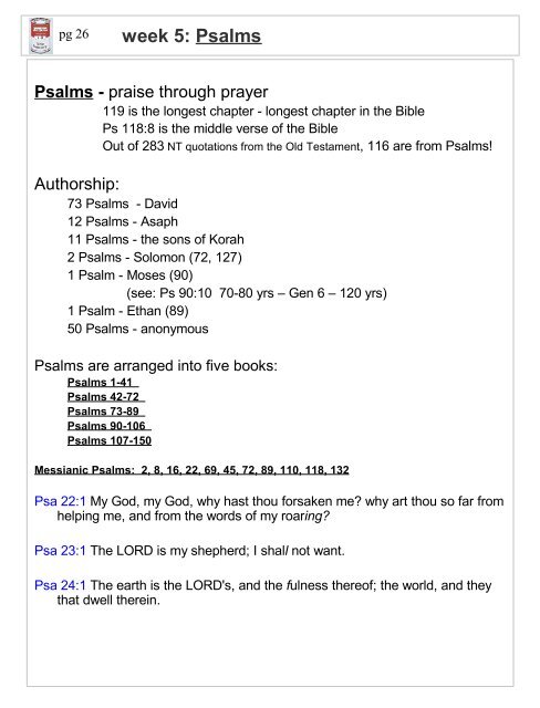 Bible Summary - John Meister