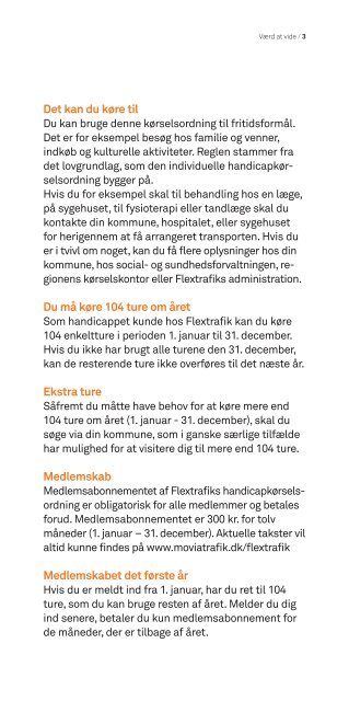 Værd at vide om Flextrafik - Movia