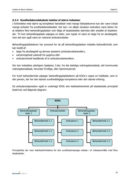 Retningslinjer for indsatsledelse, (2010) - Beredskabsstyrelsen