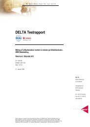 Luftlydisolation R'w 48 db over klasseskel - Skandek