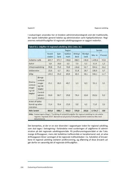 Evaluering af kommunalreformen - Økonomi- og Indenrigsministeriet