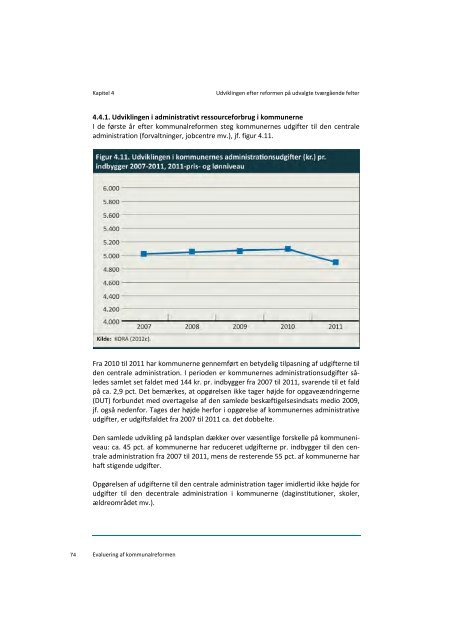 Evaluering af kommunalreformen - Økonomi- og Indenrigsministeriet