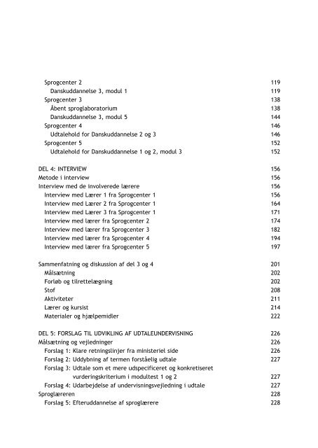 På vej mod effektiv udtaleundervisning - Undervisningsministeriet