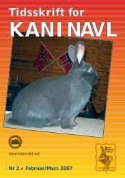 TK nr. 2 - Norges Kaninavlsforbund