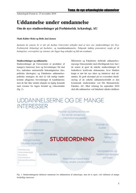 Hent Mads K Holst og Helle Juel Jensens artikel her