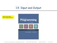 1.5 Input and Output