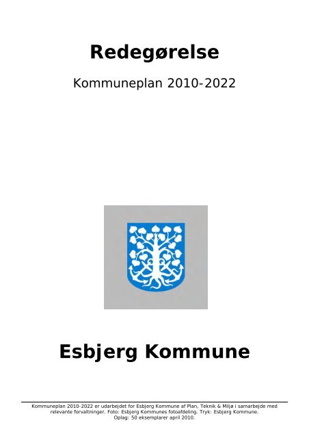 Redegørelse - Esbjerg Kommune