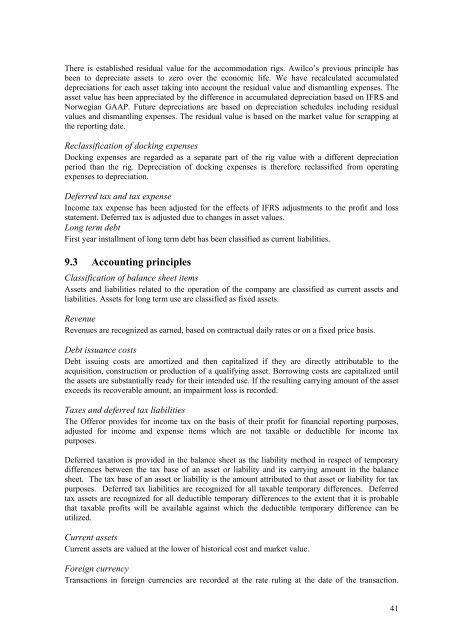 AWO Prospectus PETROJACK offer - COSL Drilling Europe AS