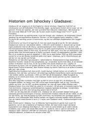 Historien om Ishockey i Gladsaxe