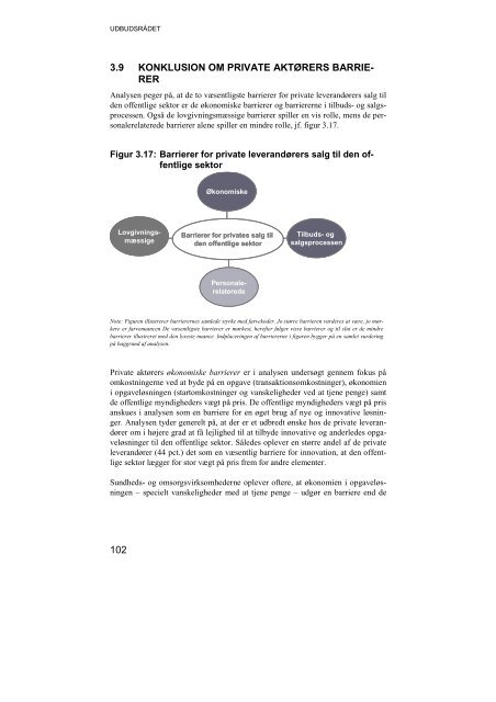 Analyse af barrierer for konkurrenceudsættelse i den offentlige sektor