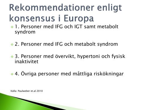 Prediabetes Vad är det?