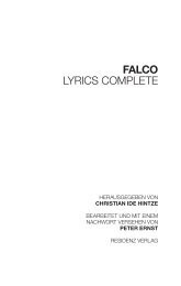 FALCO Lyrics complete