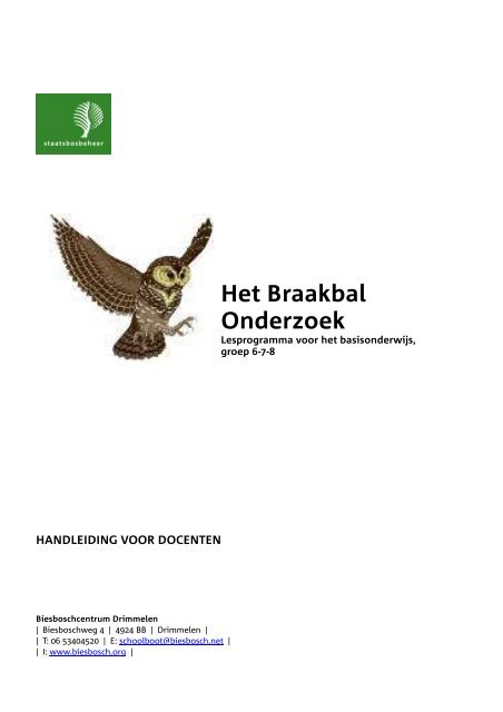 Braakballen Onderzoek - De Biesbosch