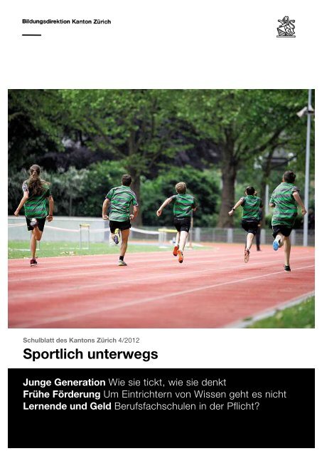 Schulblatt 04/2012 - Sportamt - Kanton Zürich