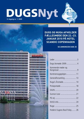 DUGSNyt nr. 1 / 2009 - Dansk Urogynækologisk Selskab