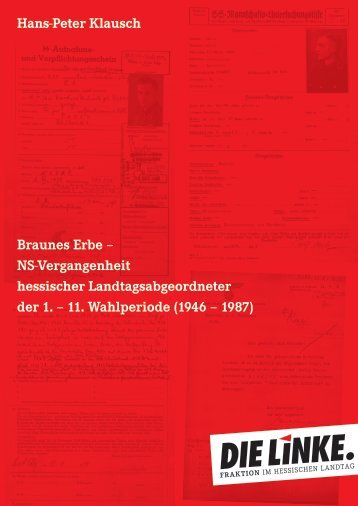 Braunes Erbe - DIE LINKE. Hermann Schaus
