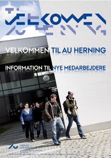 Velkommen - Medarbejdere - AU Herning - Aarhus Universitet