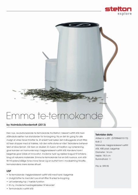 Produktinformation - Stelton