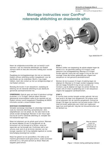 Montage instructies voor CorrPro® roterende afdichting ... - Kadant Inc.