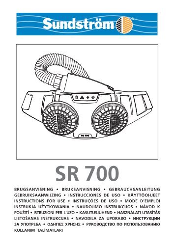 SR 700 - Sundström Safety AB